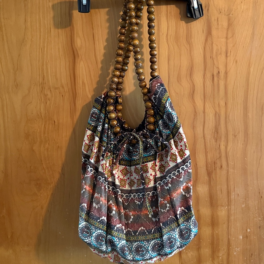Bohemian Beaded Strap Bag